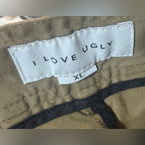 I Love Ugly Hi Stranger Khaki Men's Cropped Chino Pants XL - Picture 5 of 7